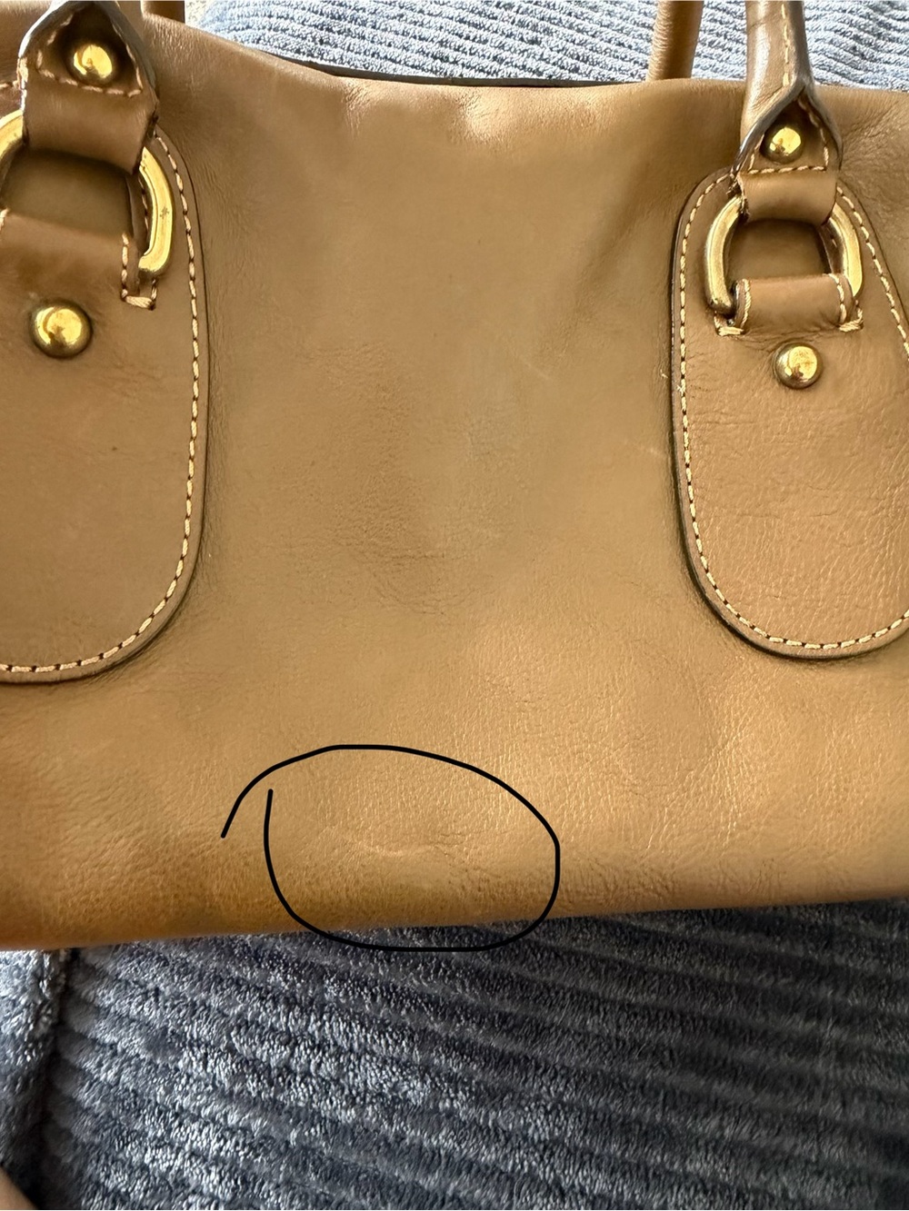 Banana Republic Classic Brown Leather Satchel Handbag - Picture 6 of 16